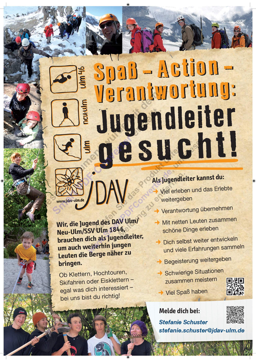 Jugendleiterplakat